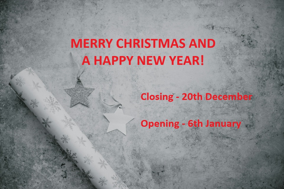 EEABS 2024 Christmas Closing Times